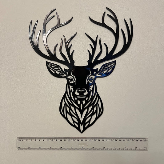 Scottish Stag Head Wall Art - 30cm