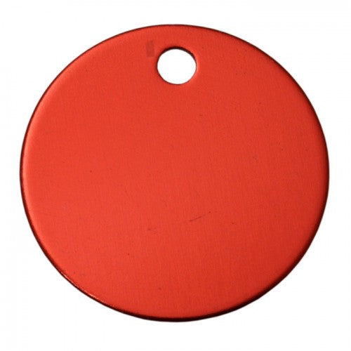 30mm Round Aluminum Blanks - Powder Coated