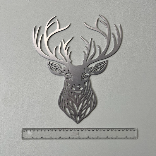 Scottish Stag Head Wall Art - 30cm