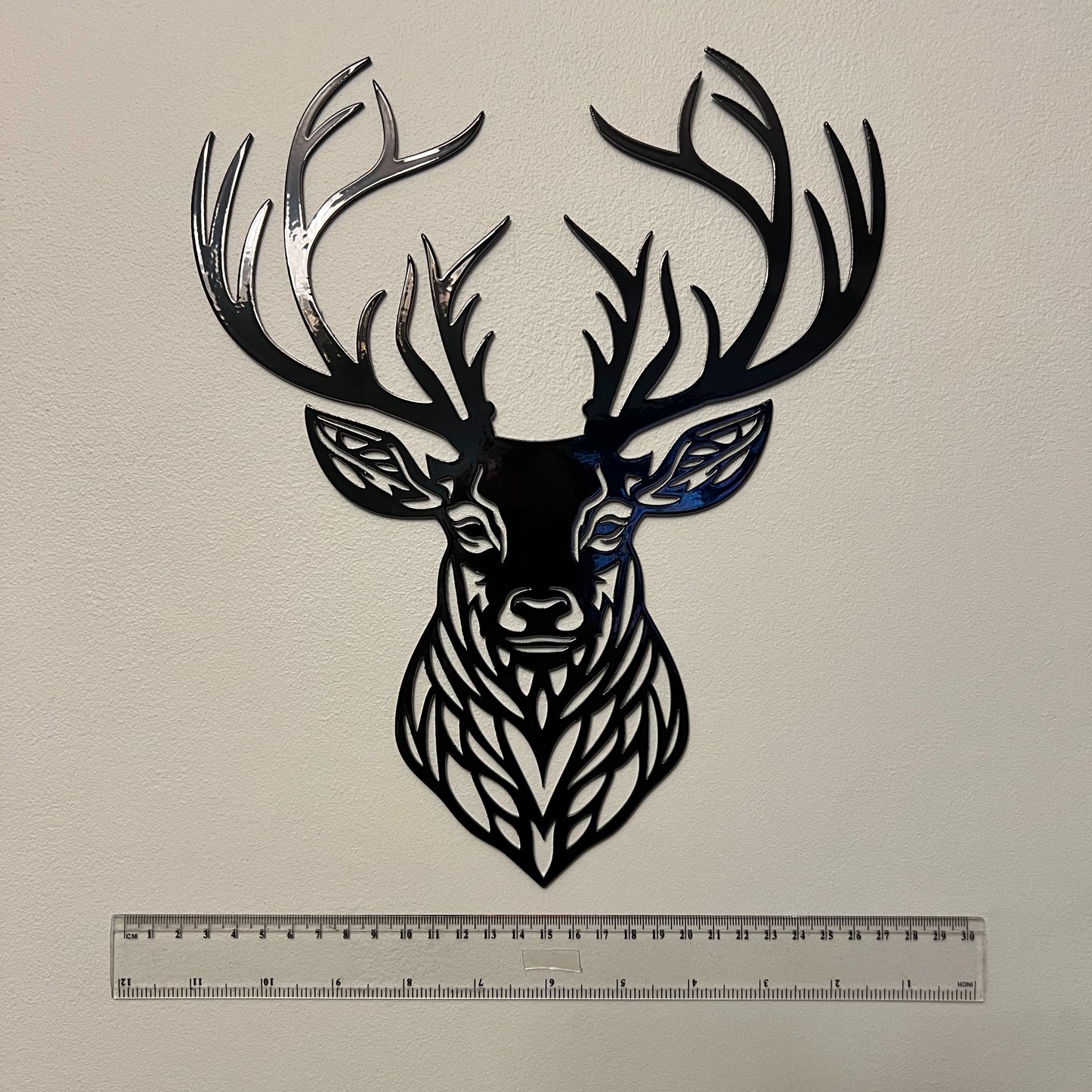 Scottish Stag Head Wall Art - 30cm
