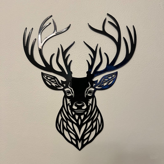Scottish Stag Head Wall Art - 30cm